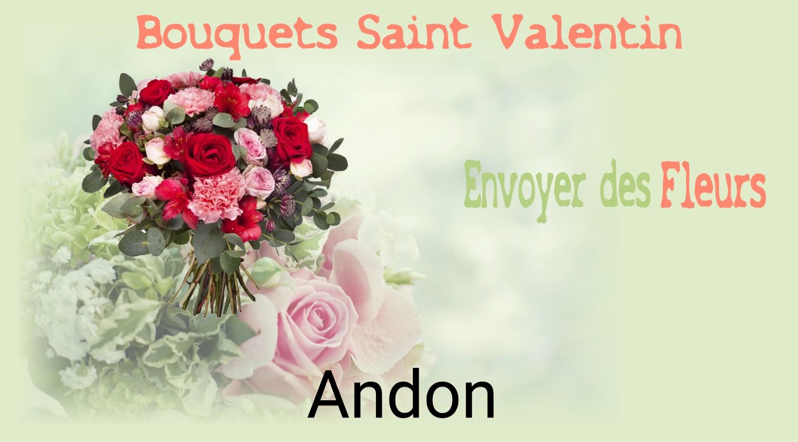 Roses de Saint-Valentin livrées à Andon